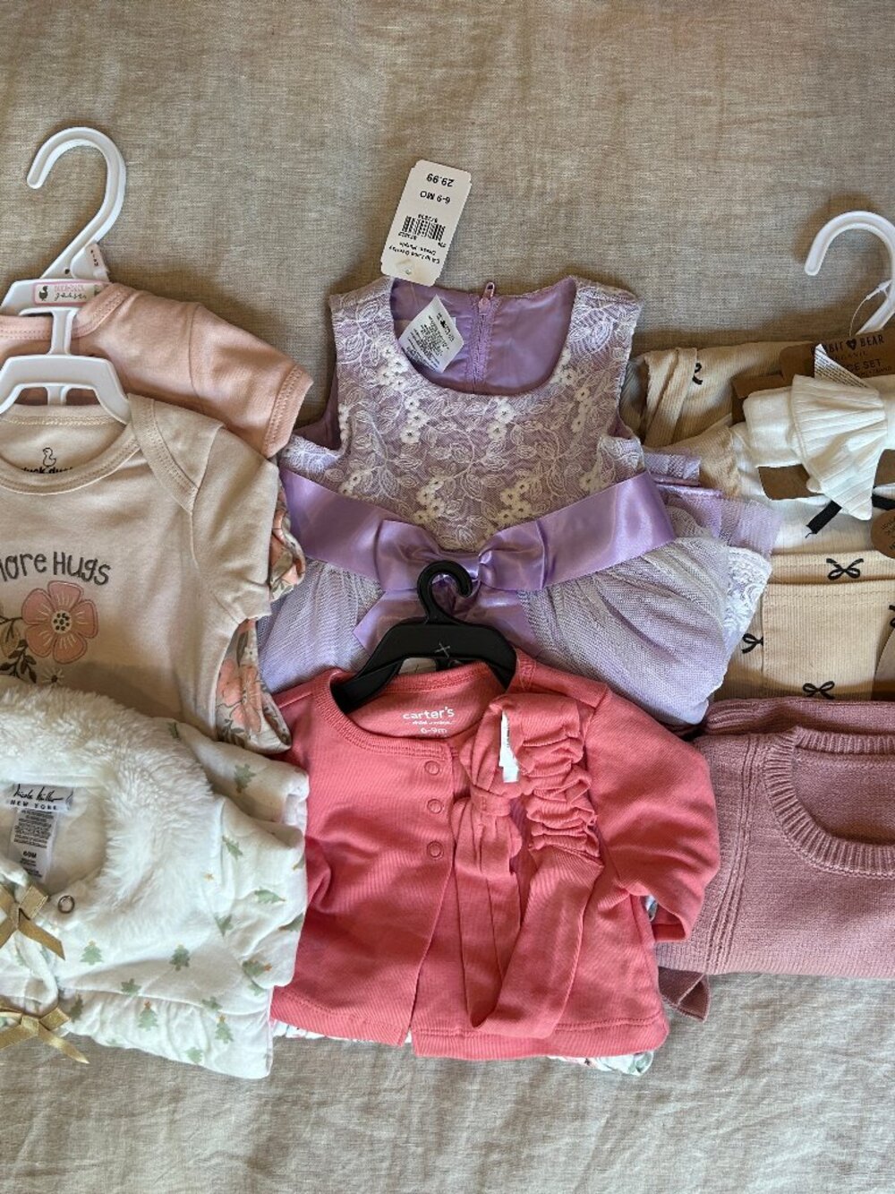 7 Item Baby Girl Bundle - 6-9 Months